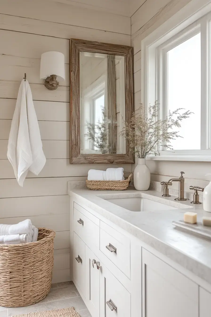 modern coastal bathroom