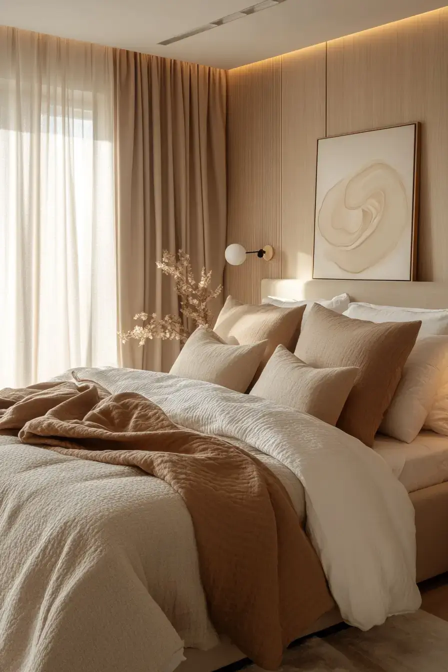 beige bedroom