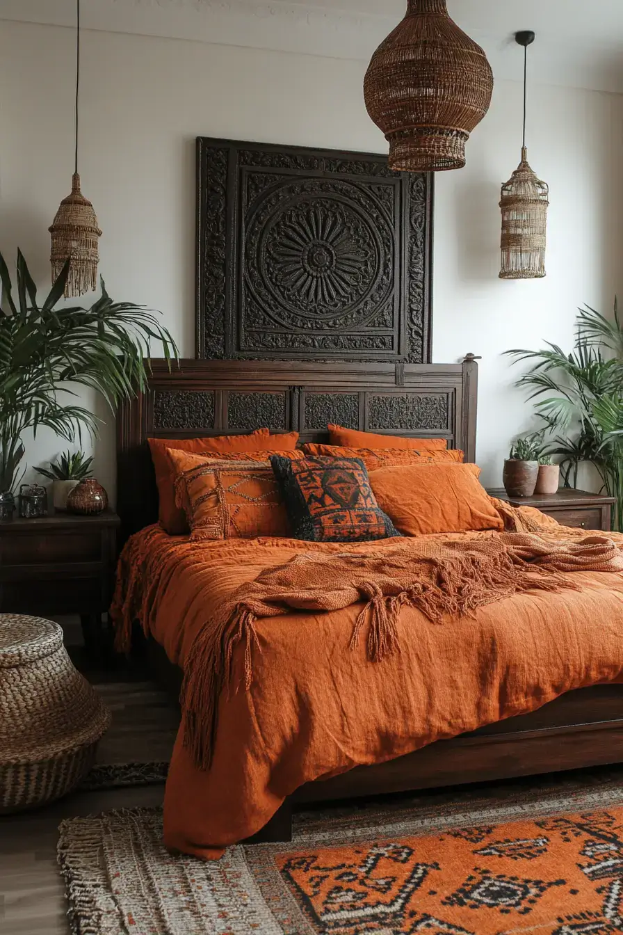 afro boho bedroom