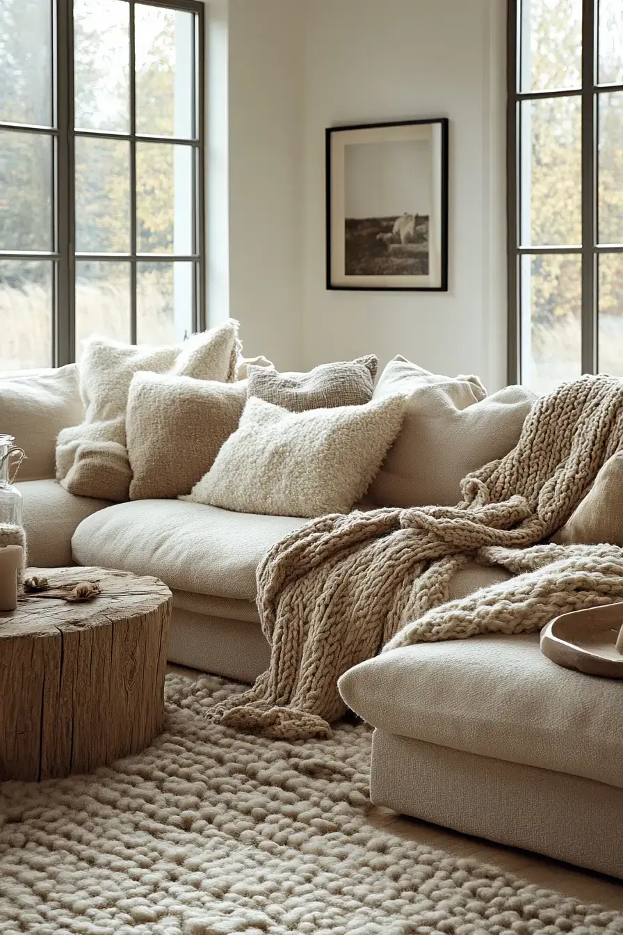 beige living room