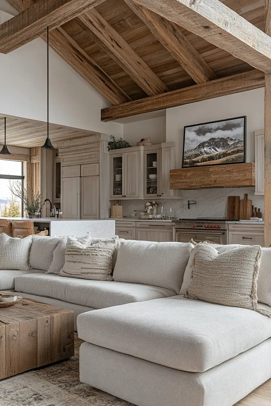 rustic farmhouse living room