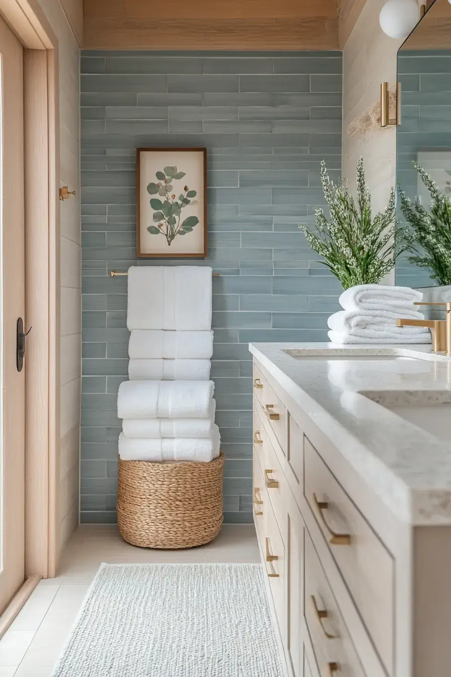 modern coastal bathroom
