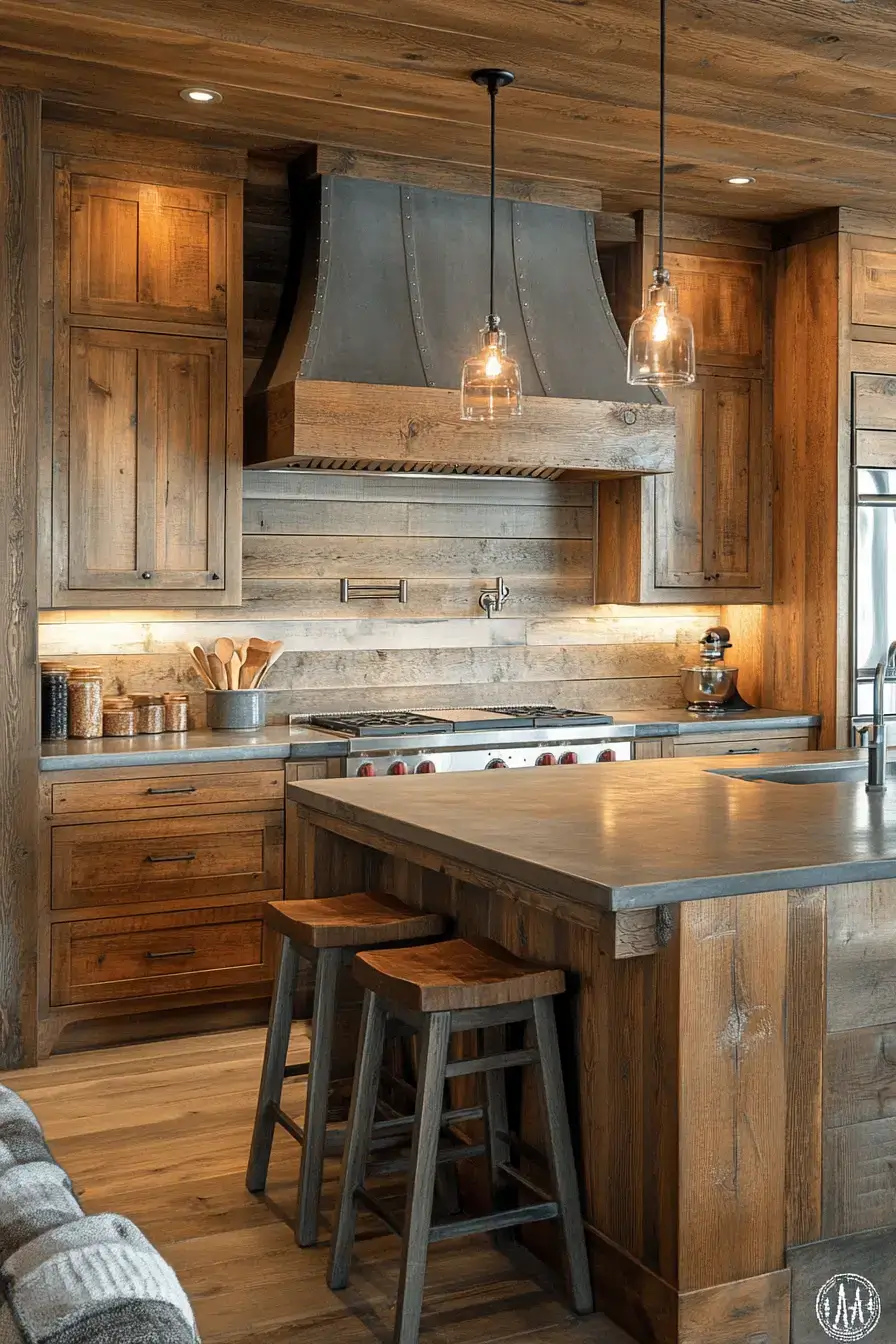 rustic kitchen cabinets