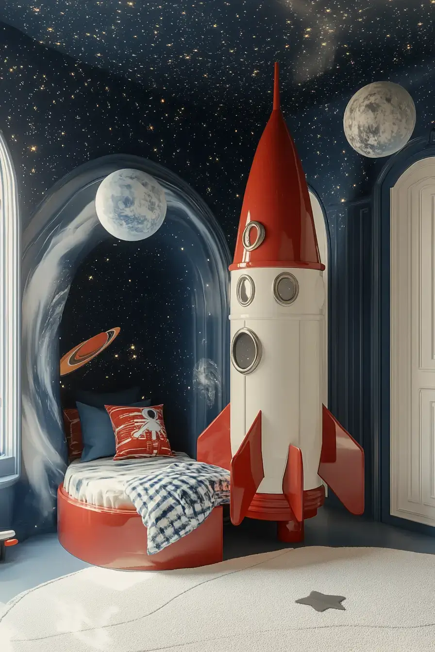 space themed bedroom