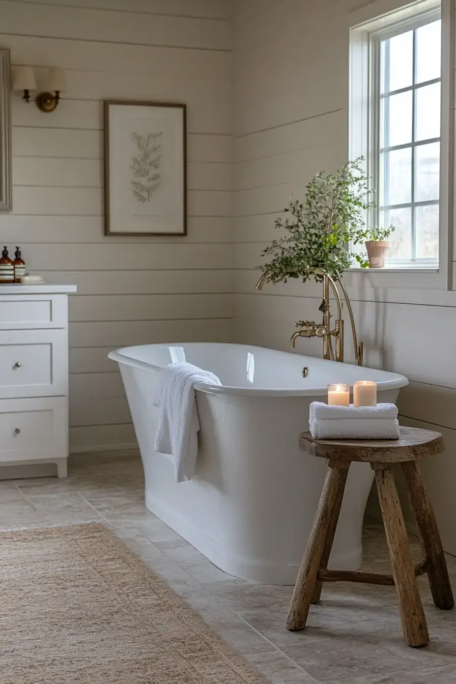 modern coastal bathroom