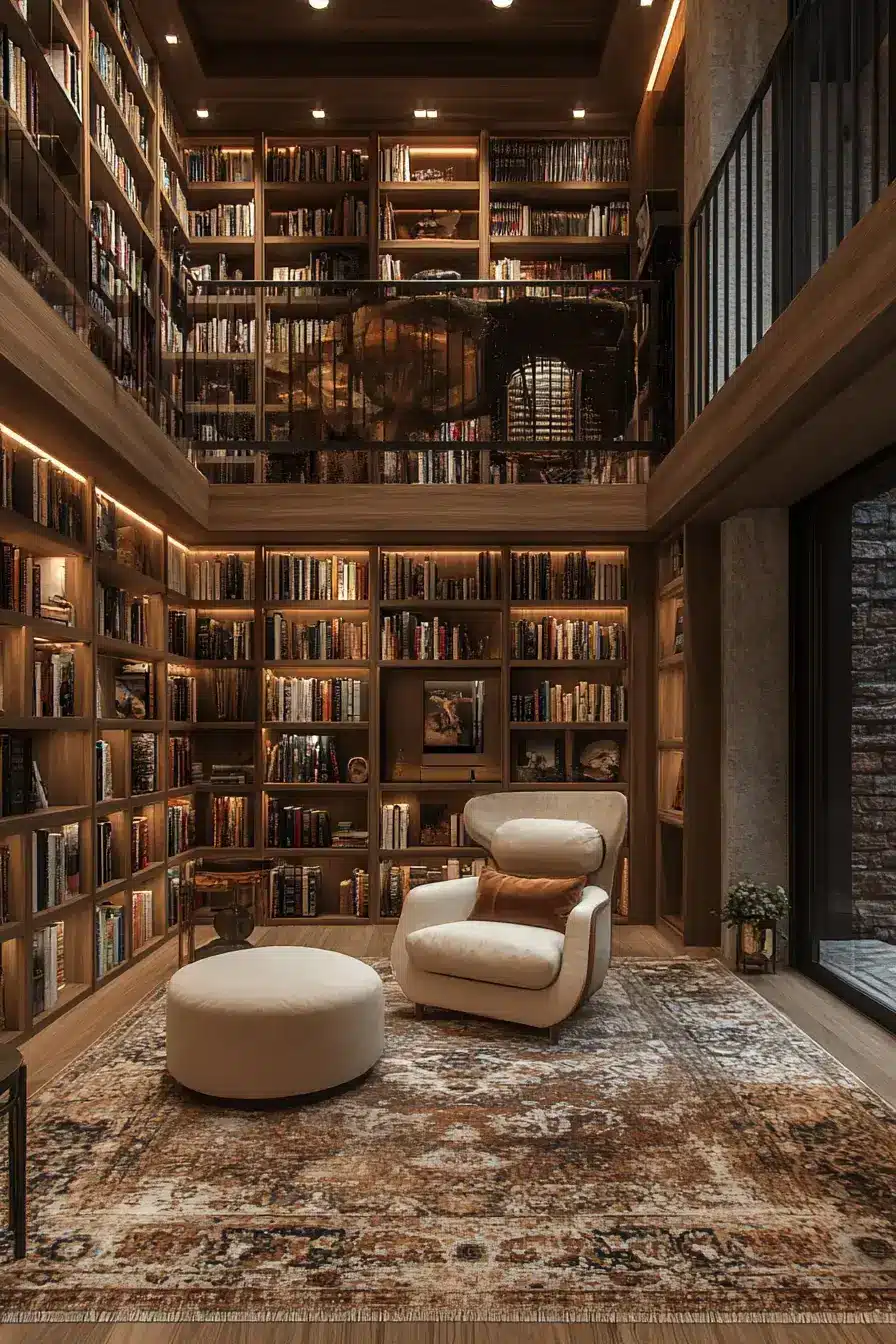 cozy home library