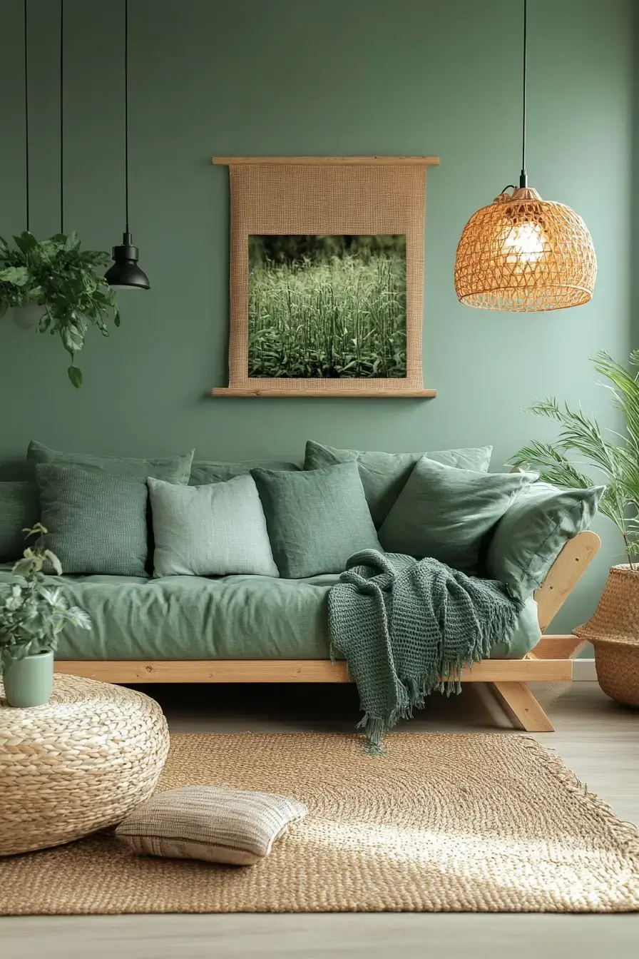 rustic living room decor
