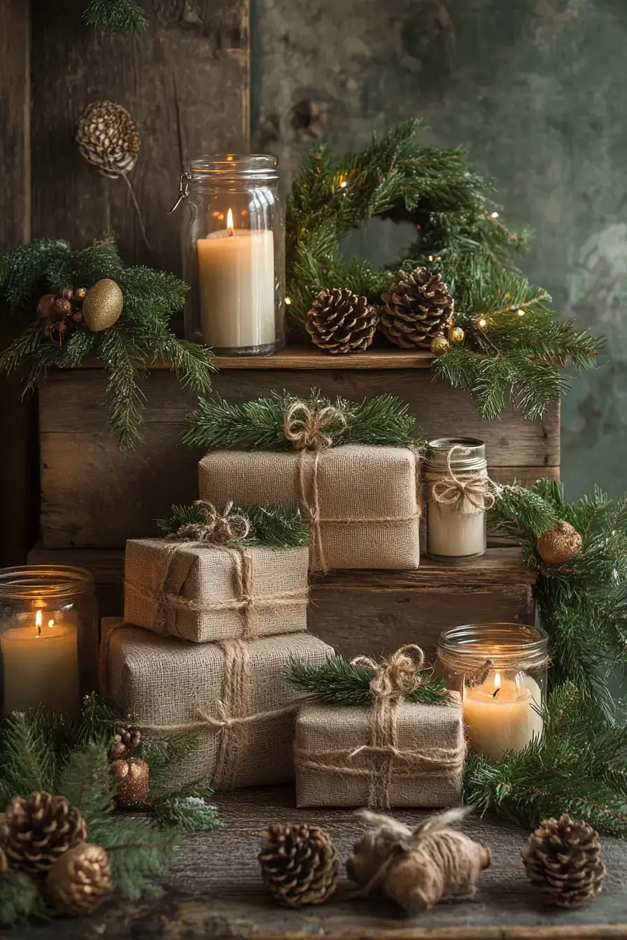 rustic christmas decor