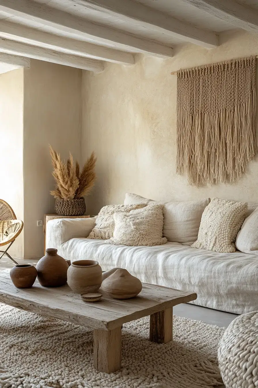beige living room