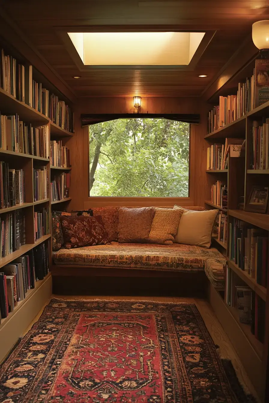 cozy home library