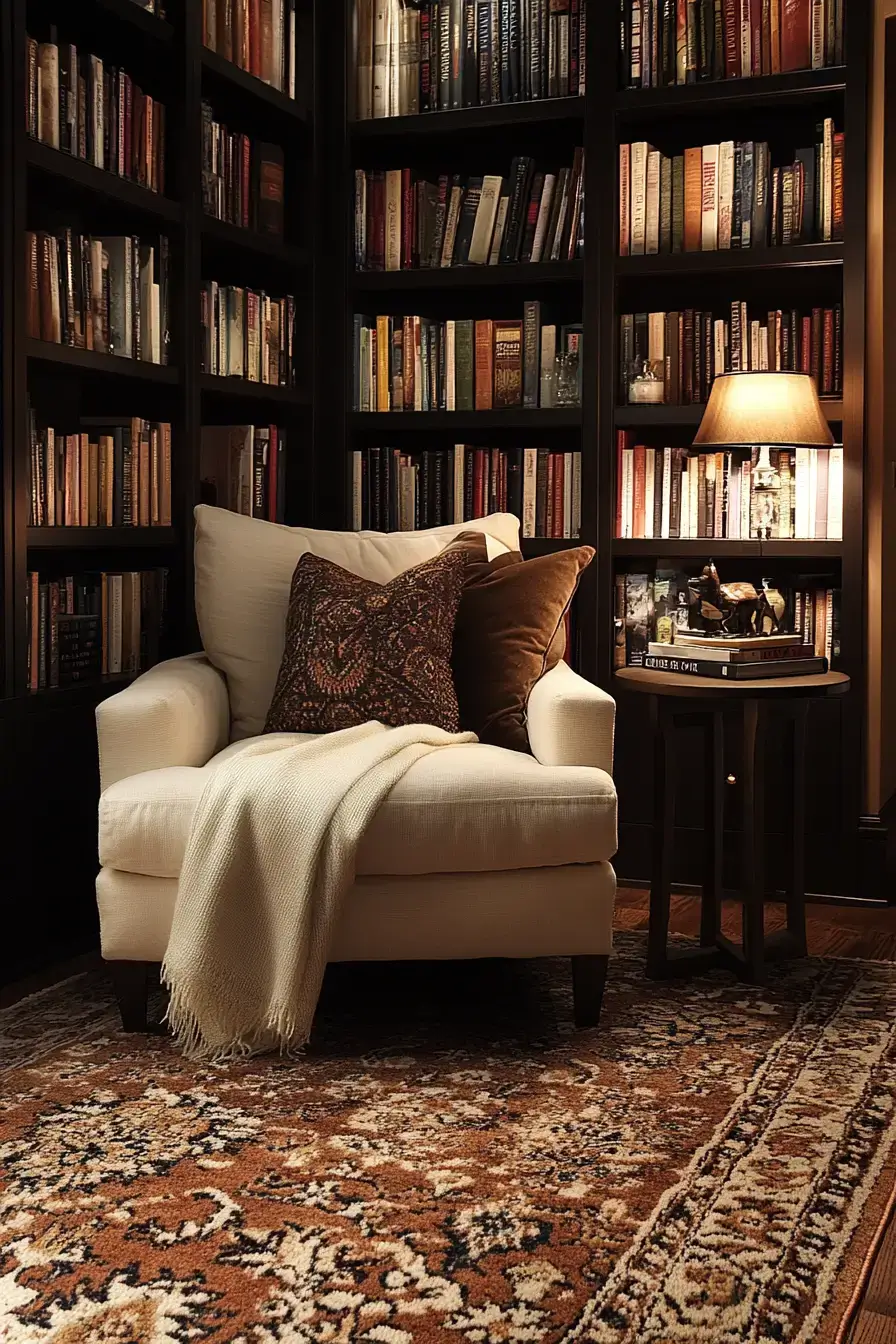 cozy home library