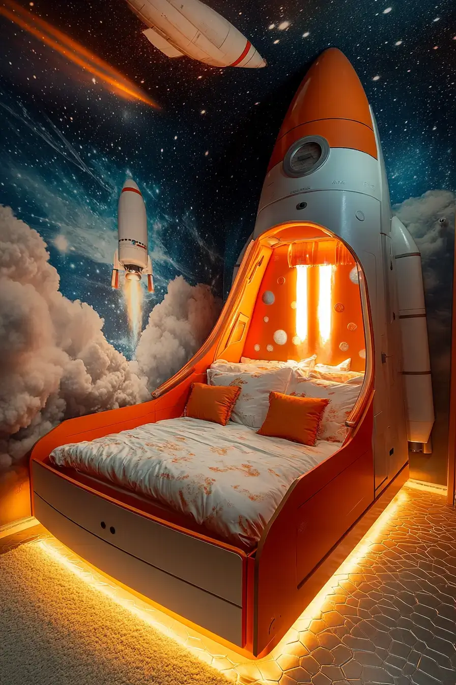 space themed bedroom