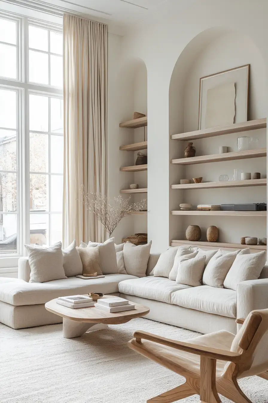 beige living room