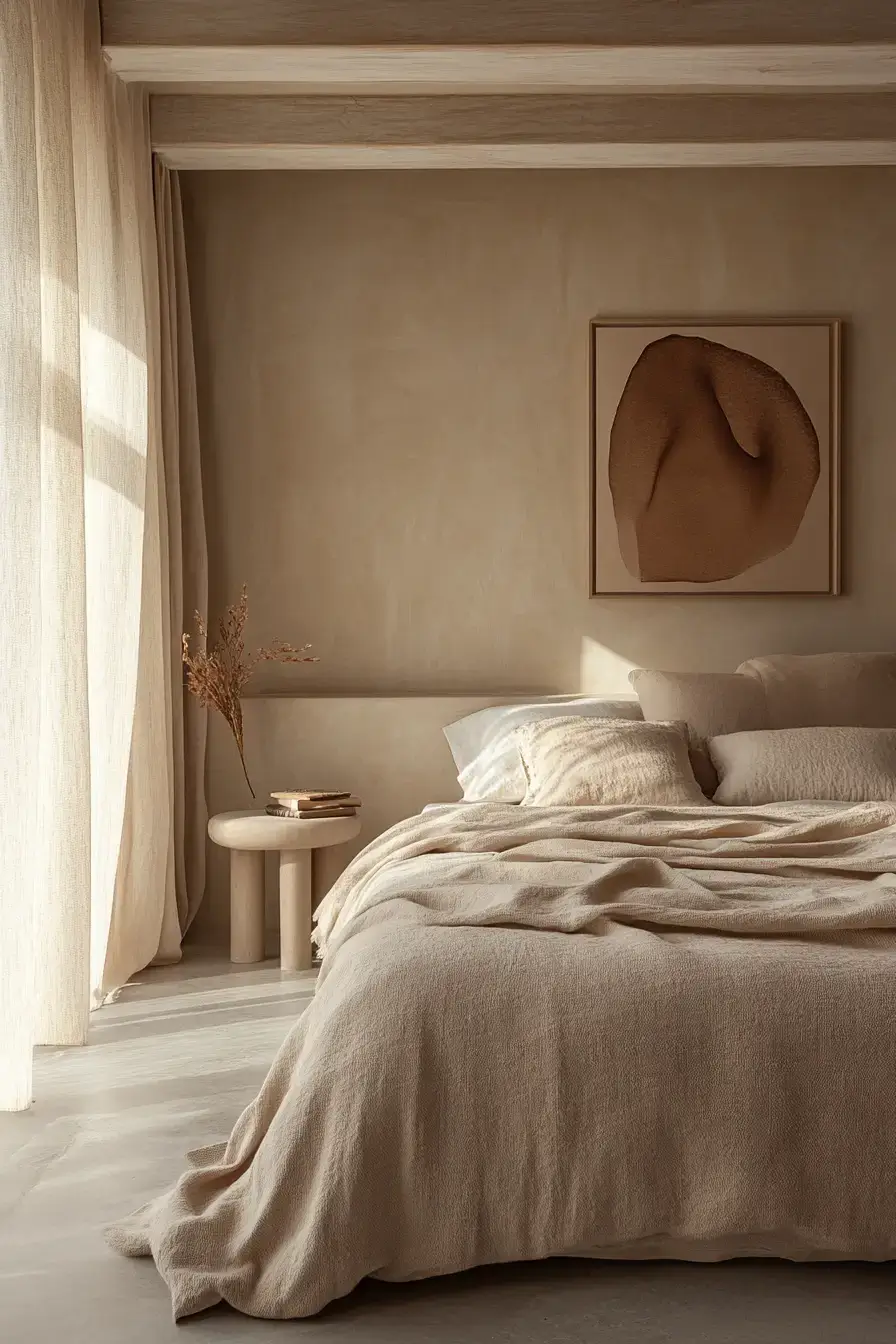 beige bedroom