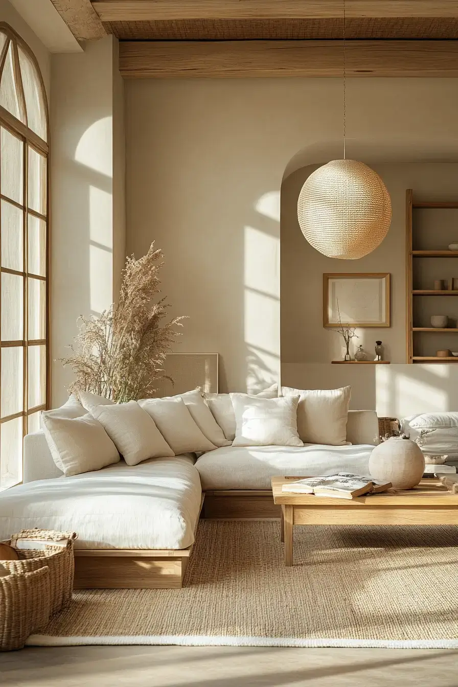 beige living room