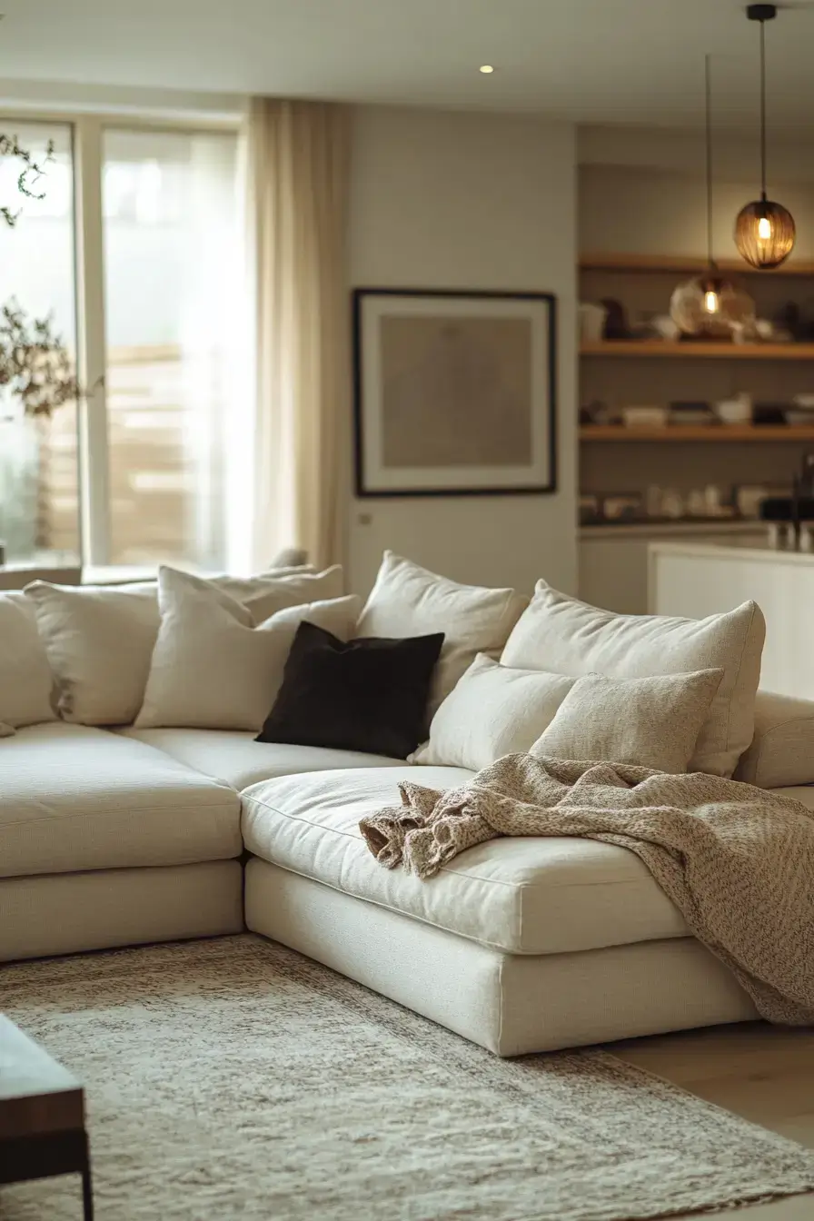 beige living room