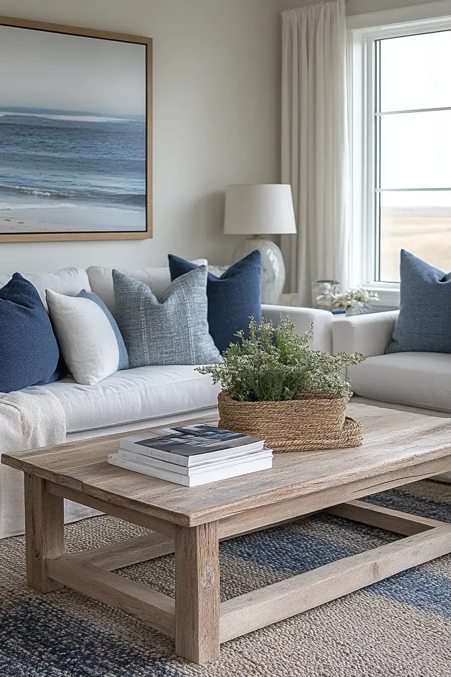 coastal casual living room