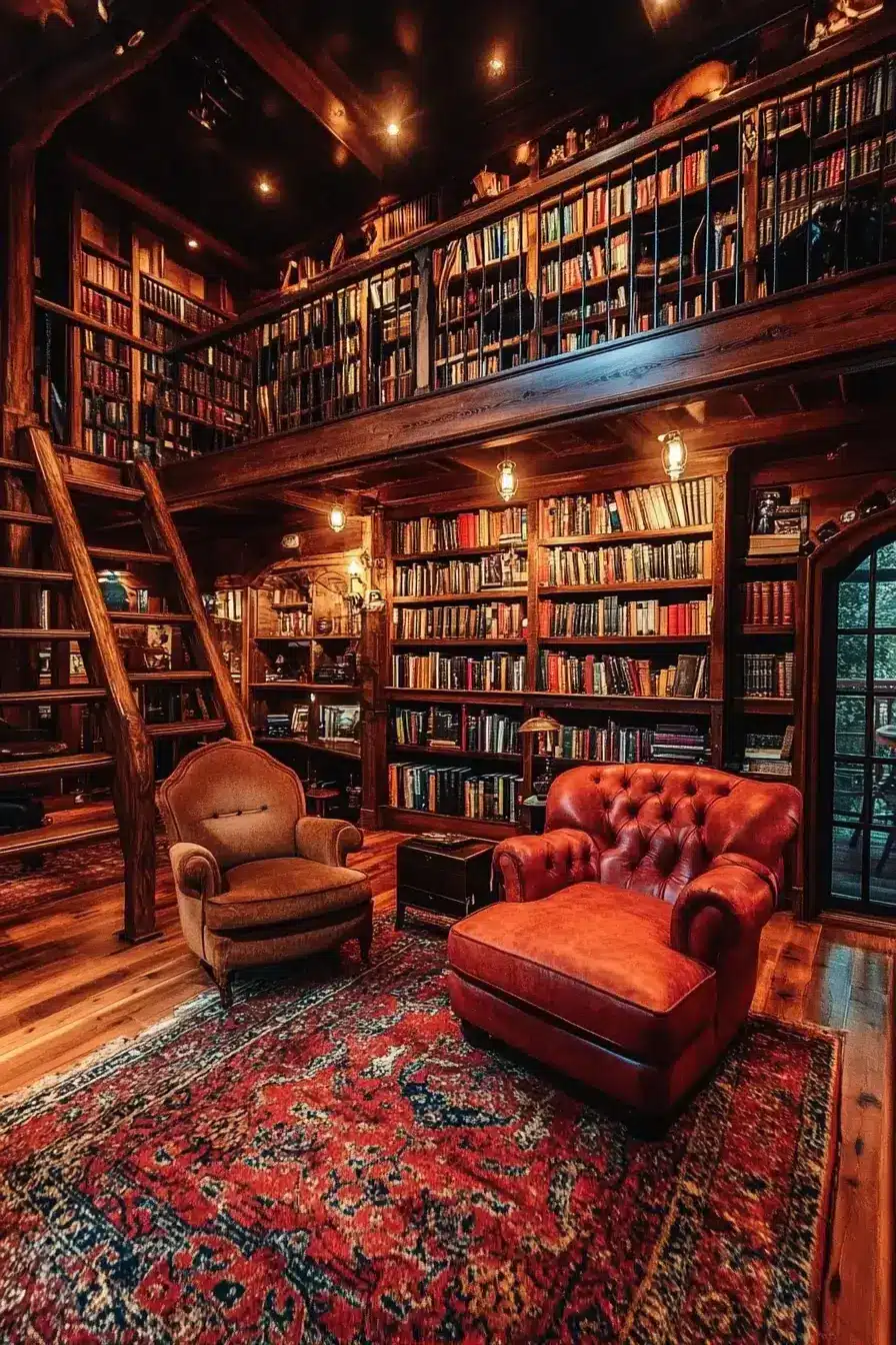 cozy home library