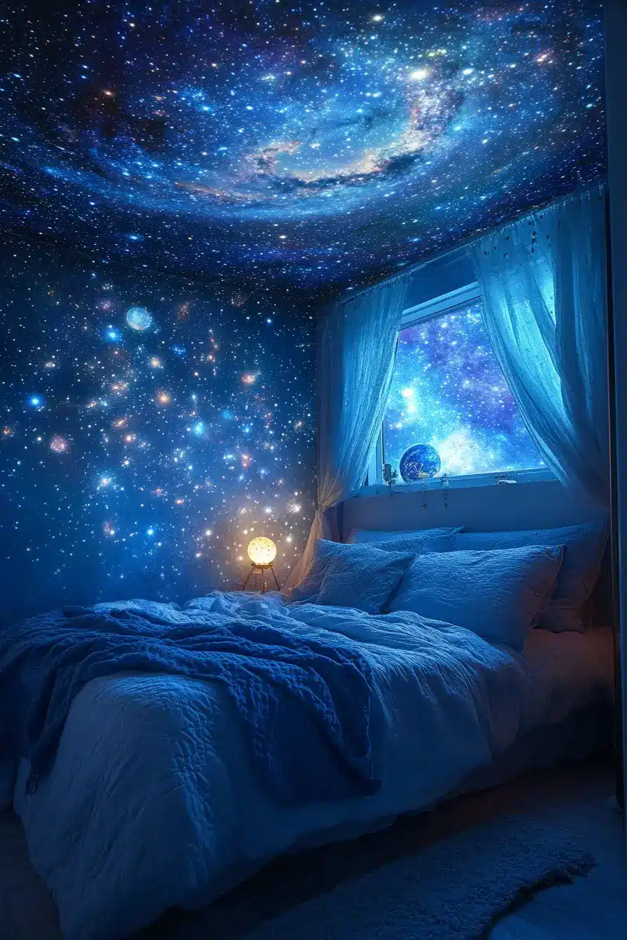 space themed bedroom
