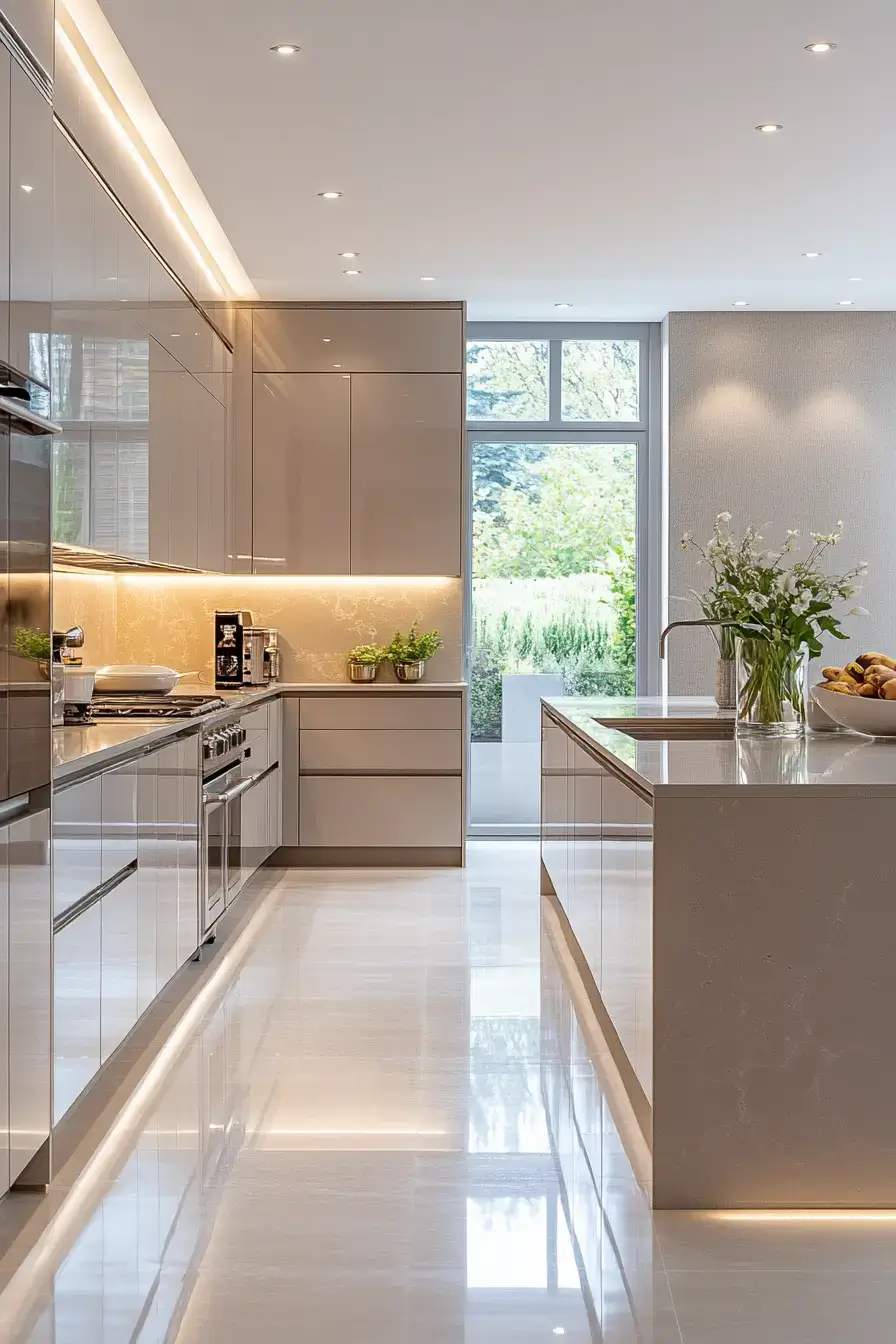 beige kitchen