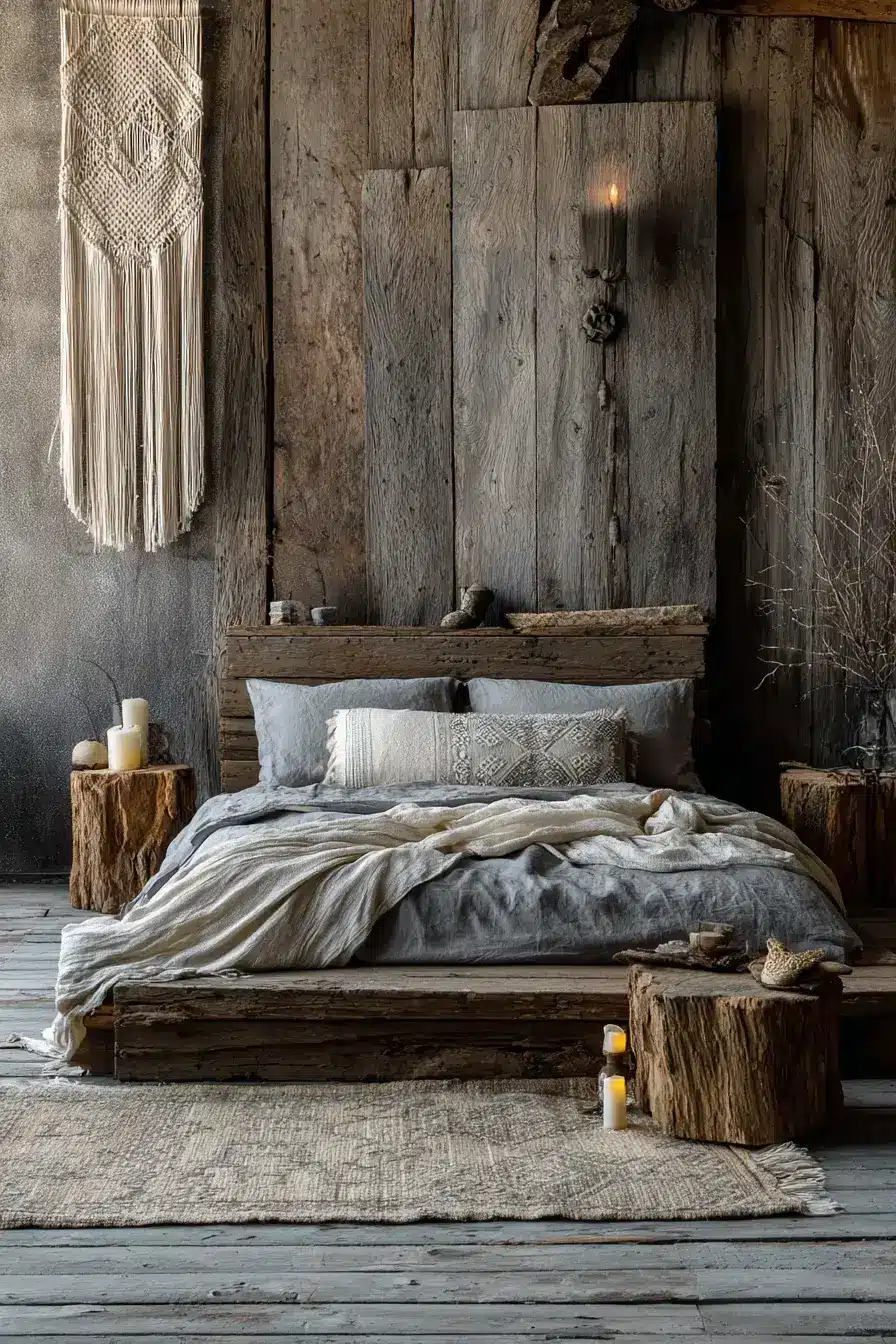 minimalist boho bedrooms