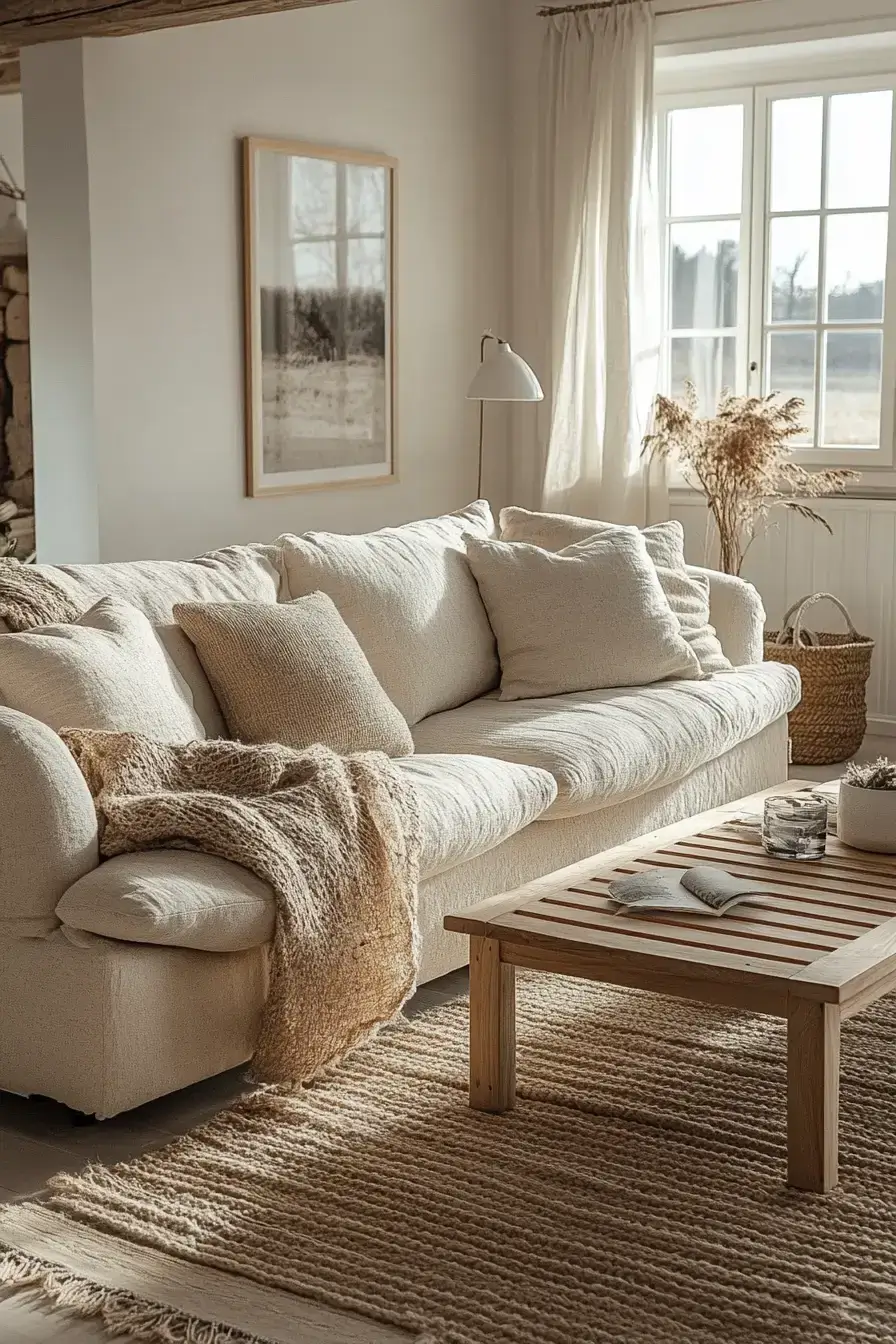 beige living room