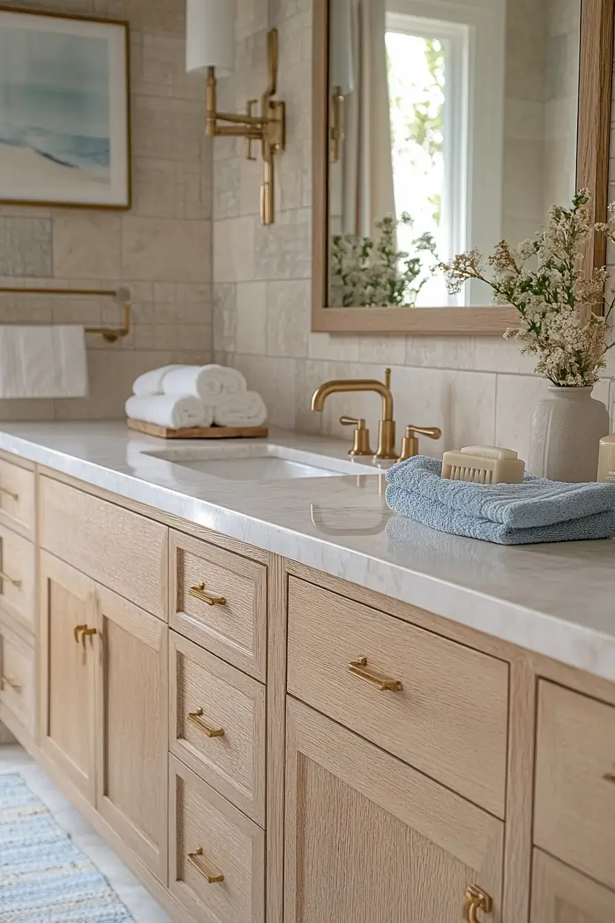 modern coastal bathroom