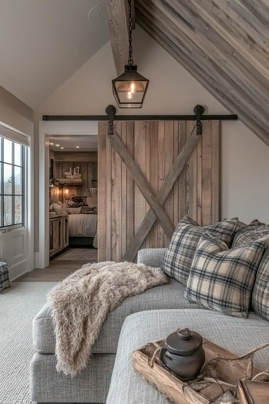 rustic living room decor