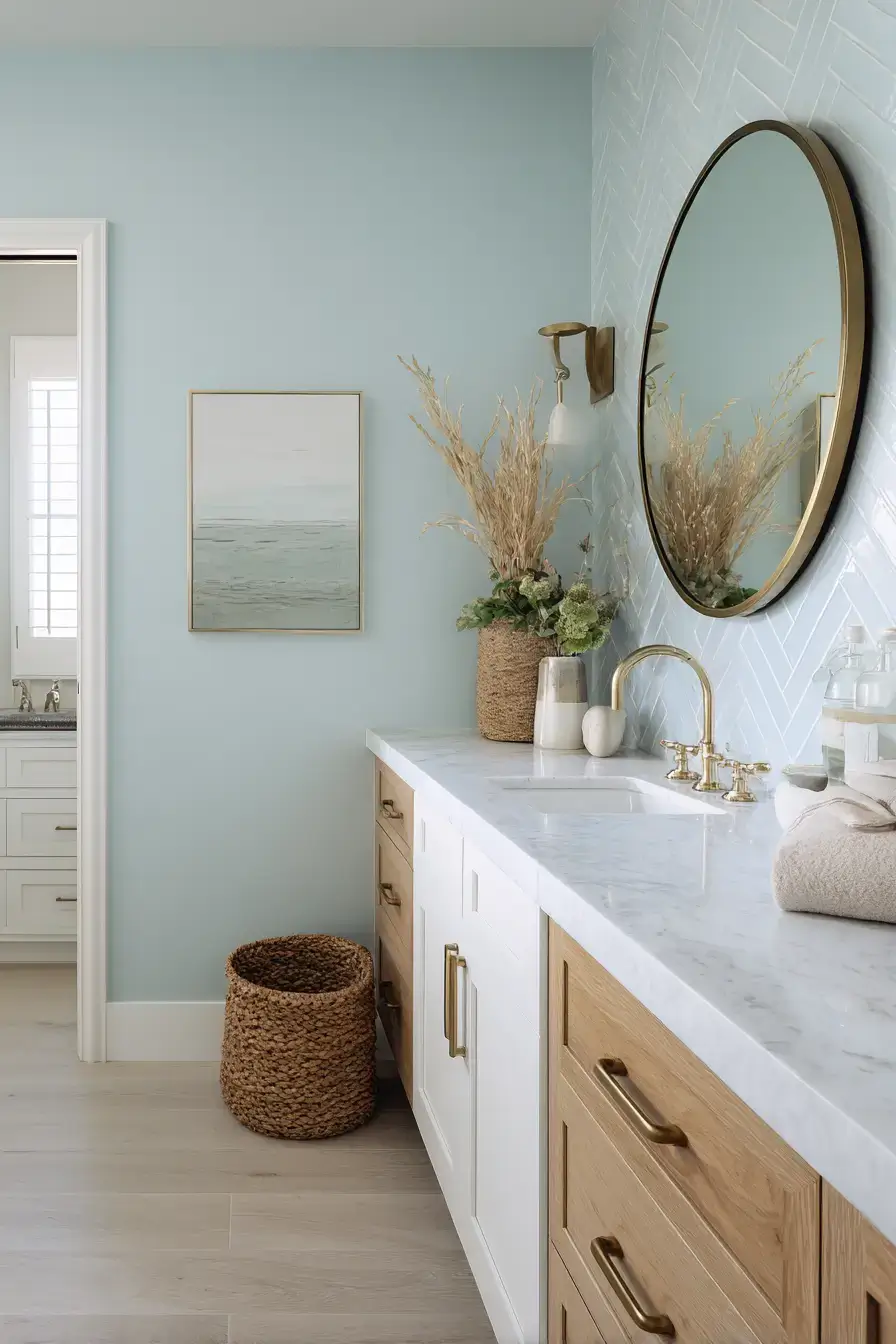 modern coastal bathroom