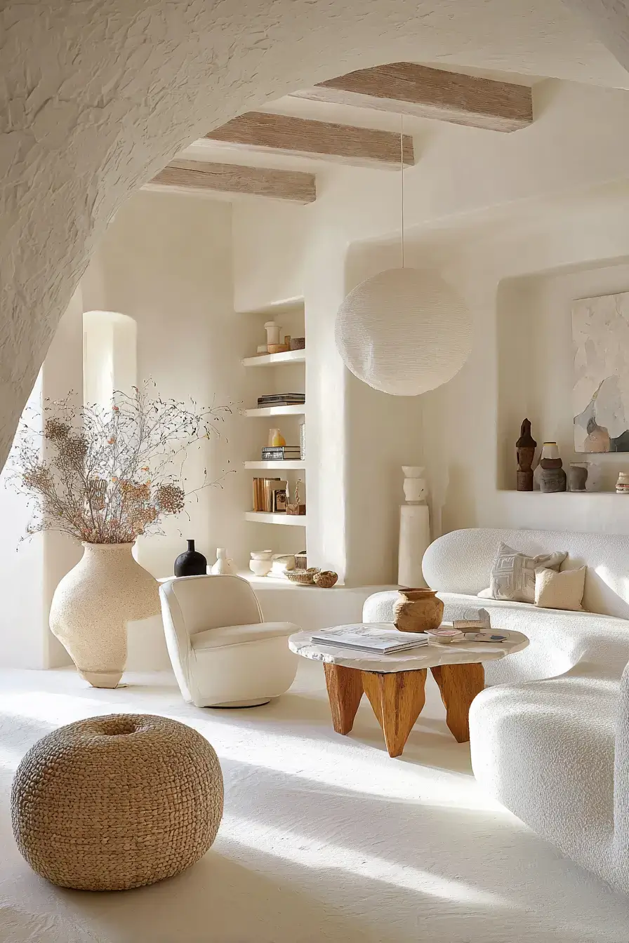 cozy minimalist living room