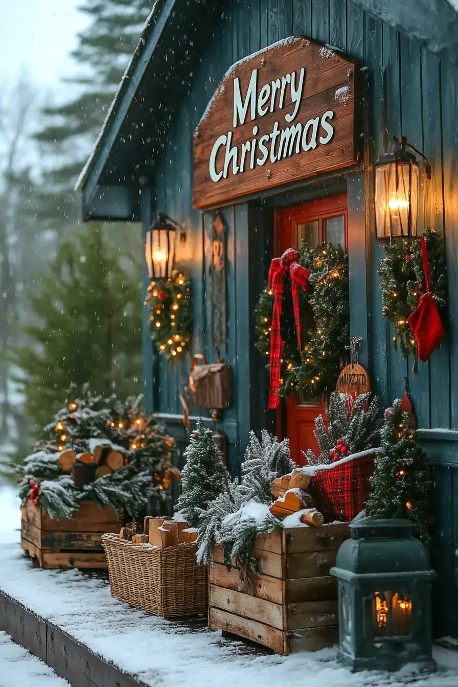 rustic christmas decor