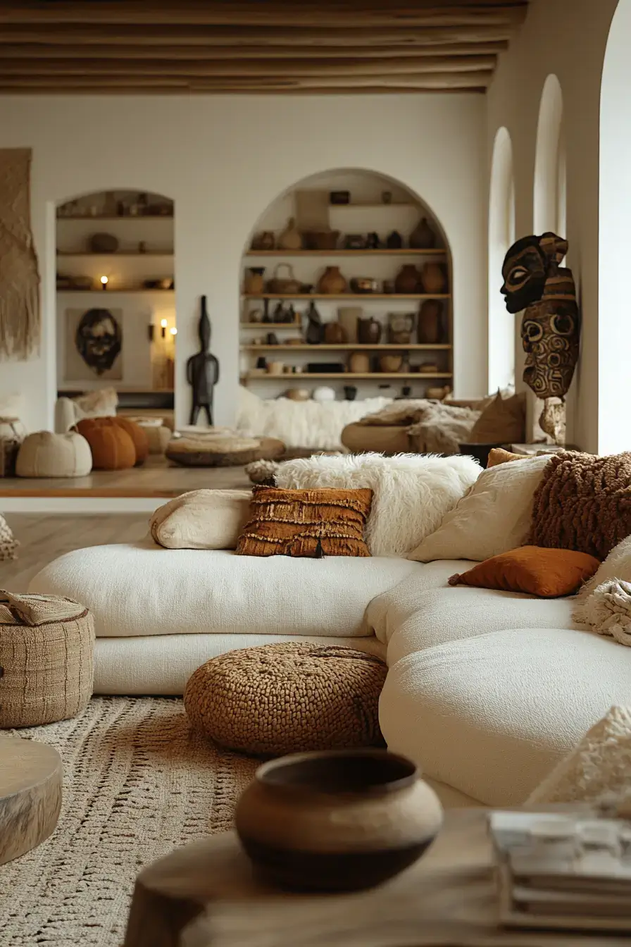 afro bohemian style decor