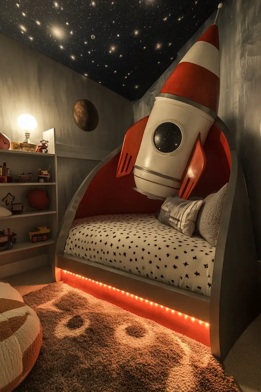 space themed bedroom