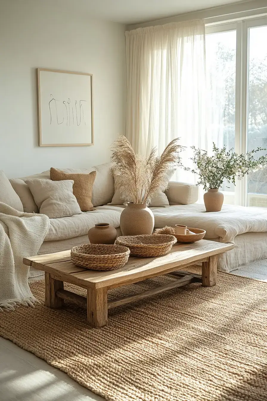 coastal casual living room