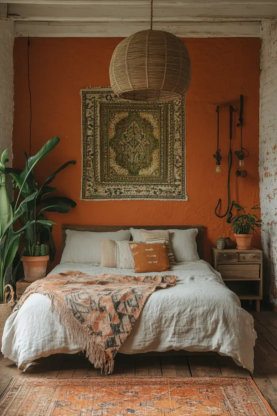 minimalist boho bedrooms