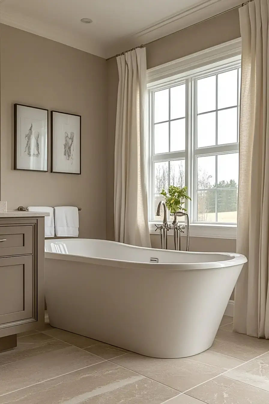 elegant bathroom