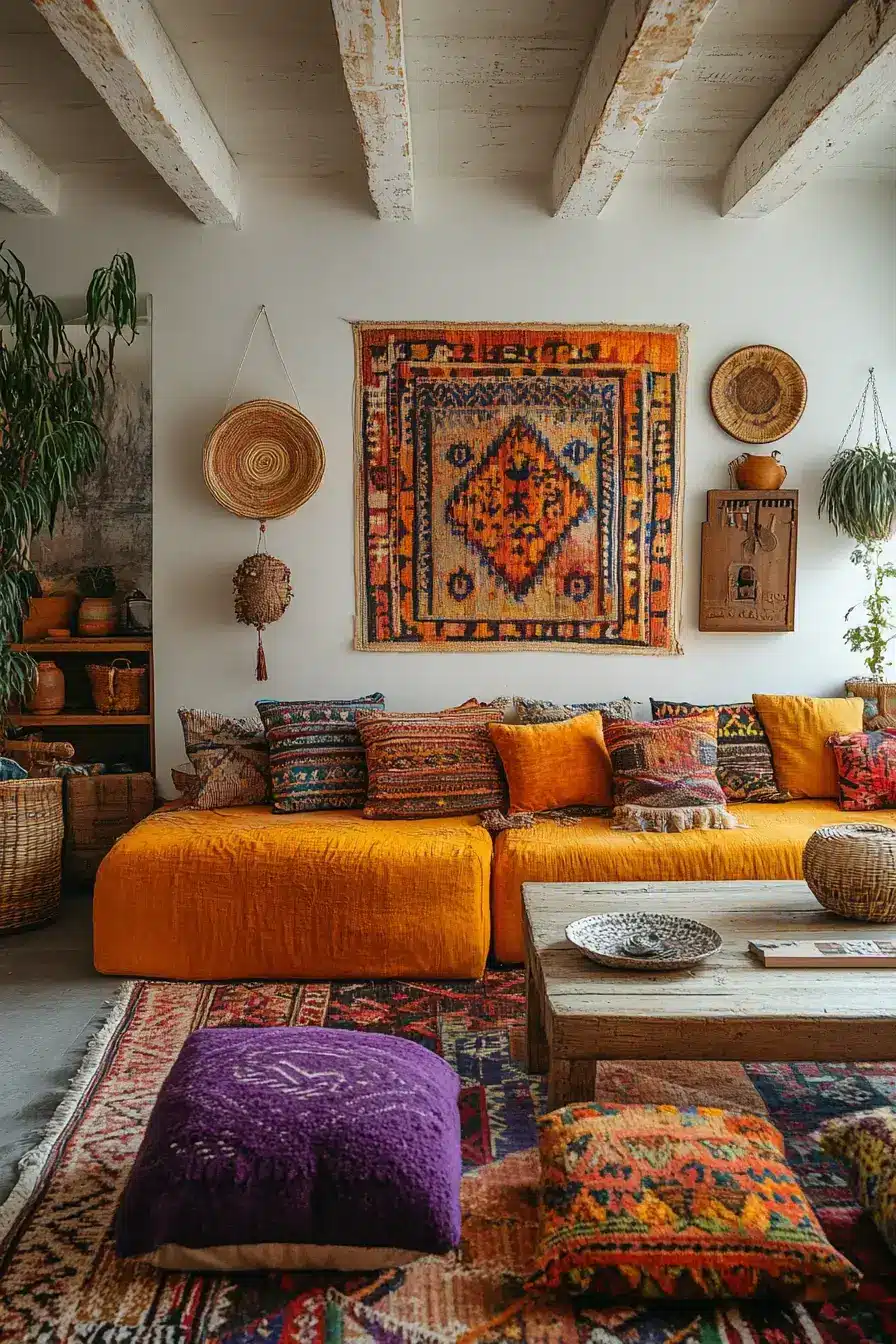 afro bohemian style decor