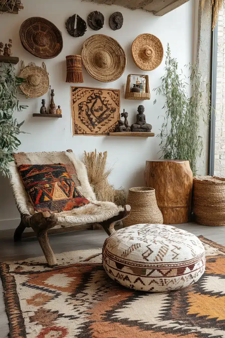 afro boho decor