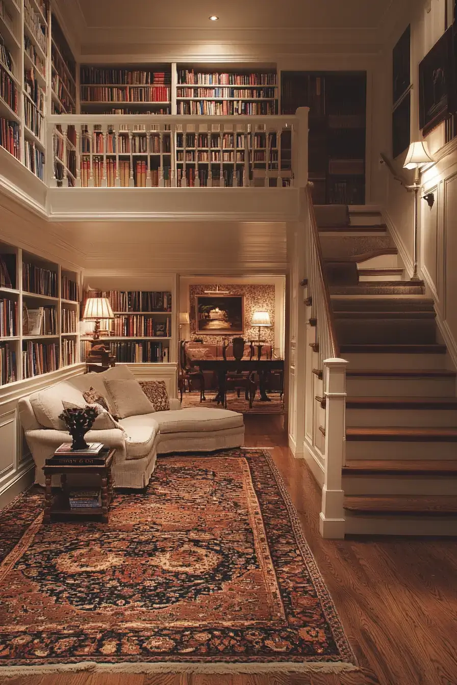 cozy home library