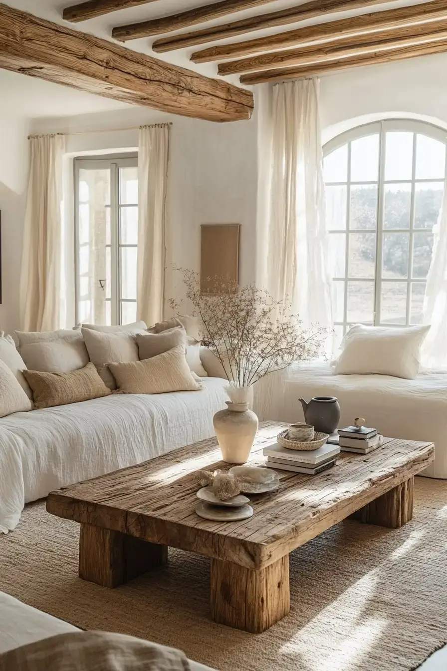 rustic living room decor