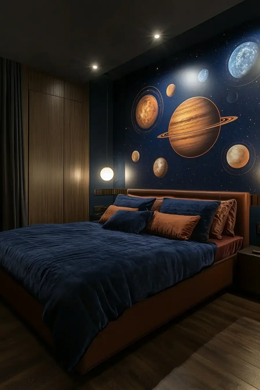 space themed bedroom
