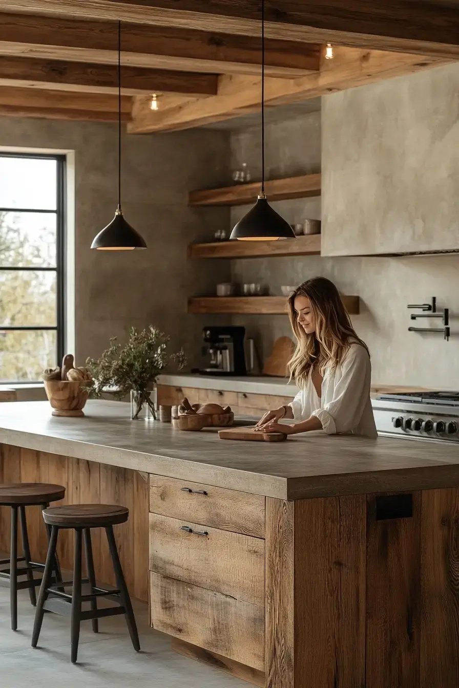 rustic kitchen cabinets