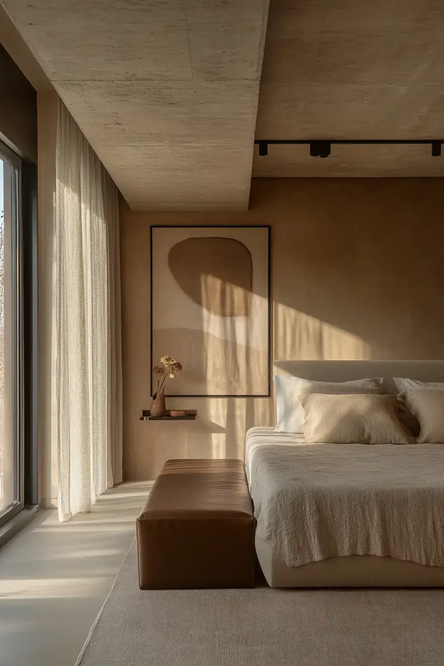 beige bedroom