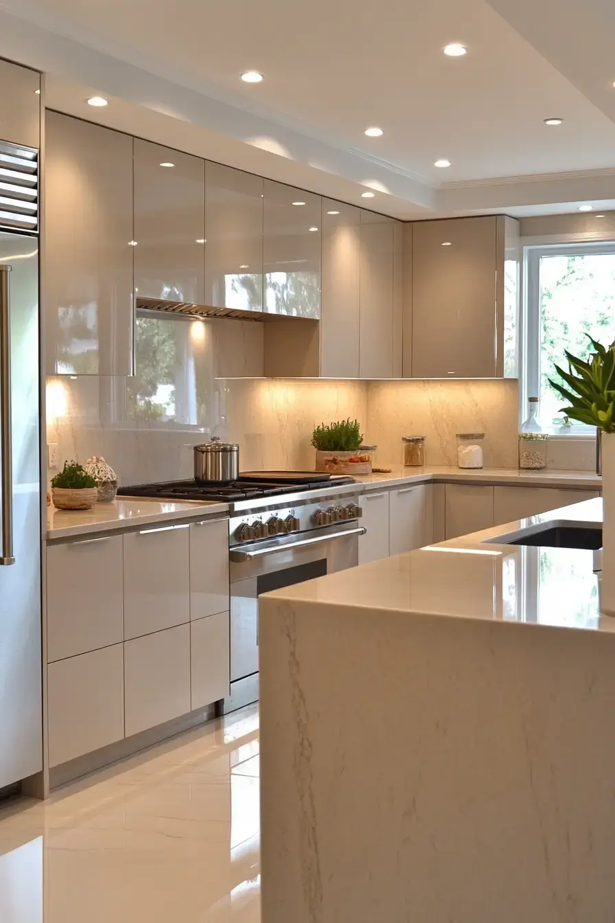 beige kitchen