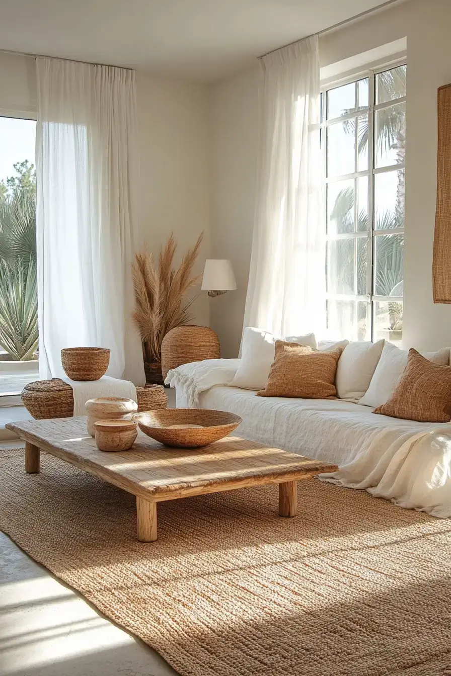 coastal casual living room