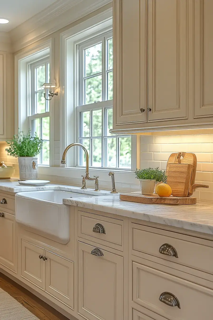 beige kitchen