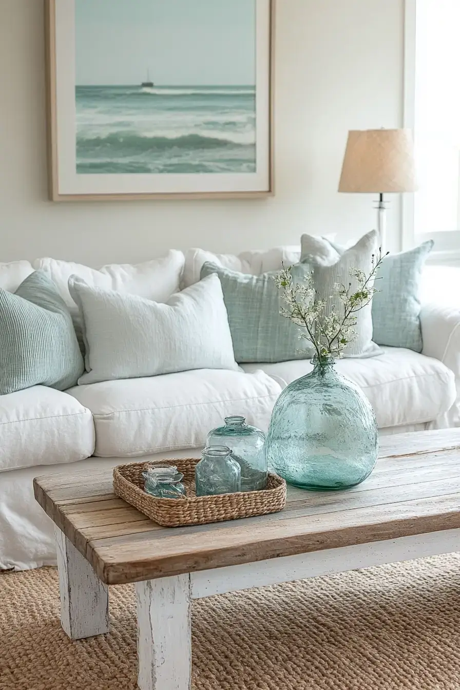 coastal casual living room