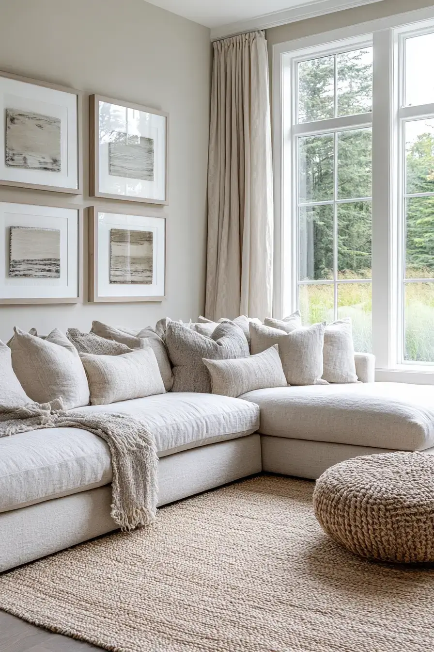 beige living room
