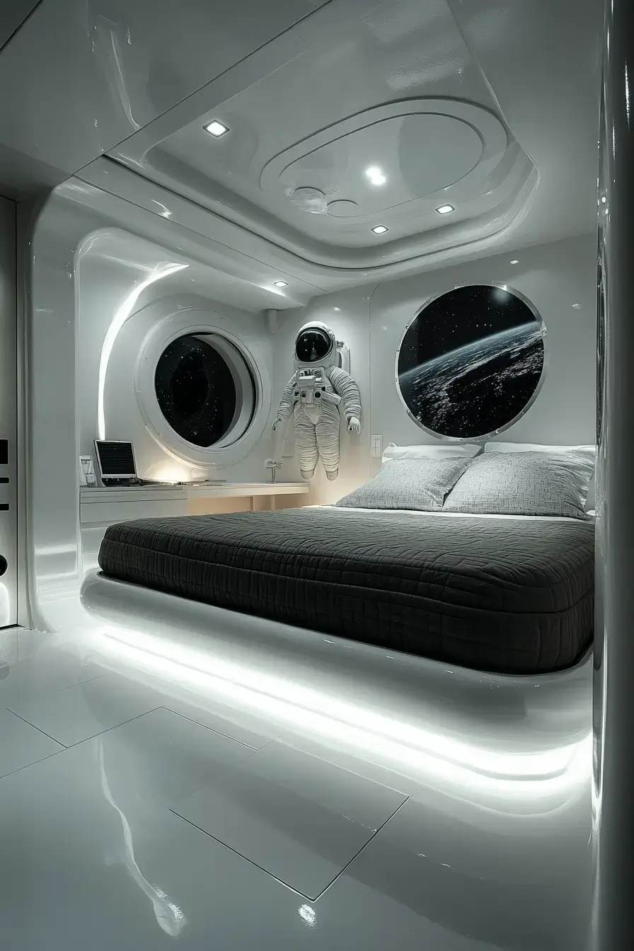 space themed bedroom