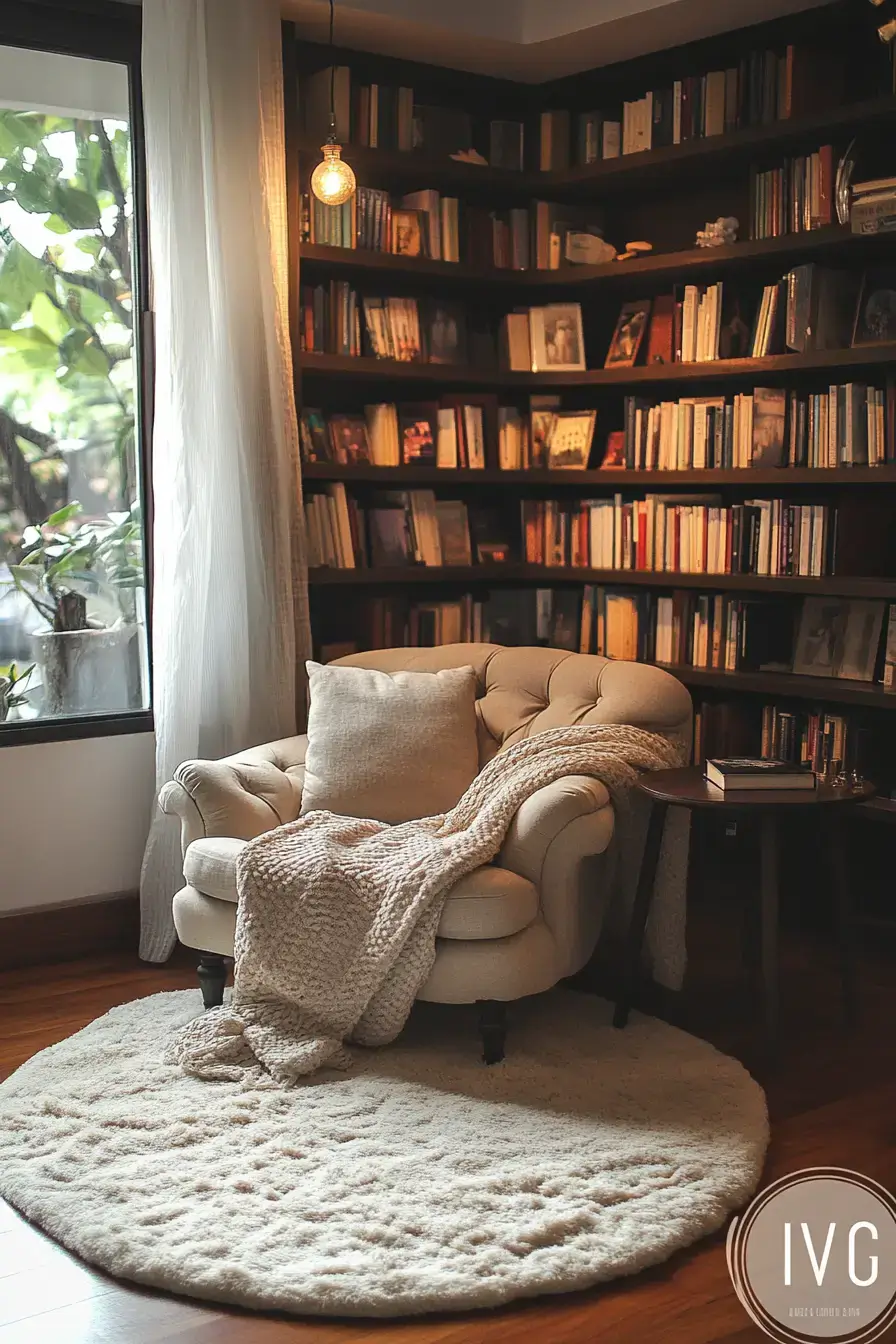cozy home library